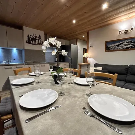 公寓 Nouveau A La Location Keranguen 5 Cosy Au Coeur Du Village, Proche Pistes Et Commerces